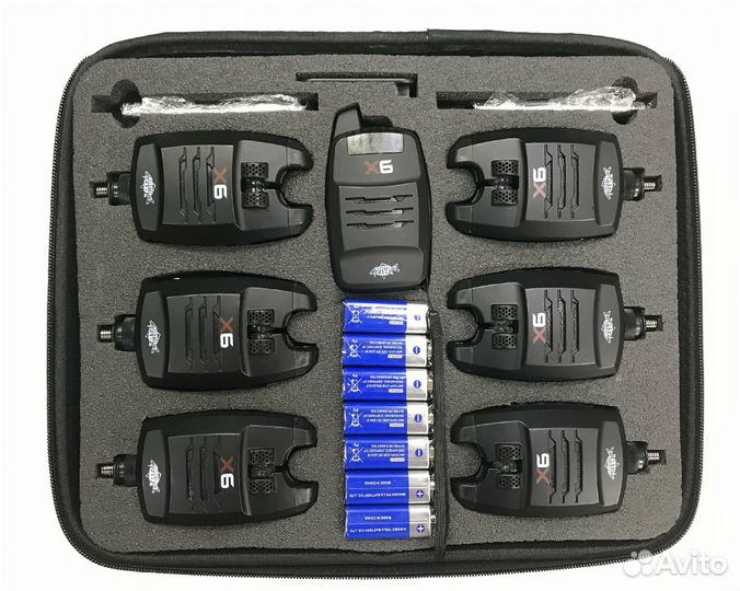 Сигнализаторы поклевки 6+1 Monster carp X6 (Black)