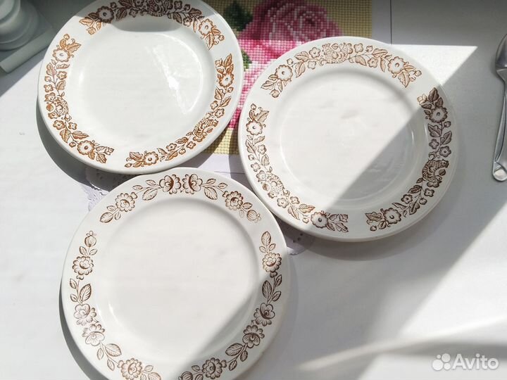 Тарелки буди, набор 3 штуки