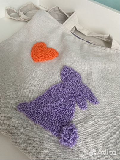 Сумка-шоппер с ковровой вышивкой