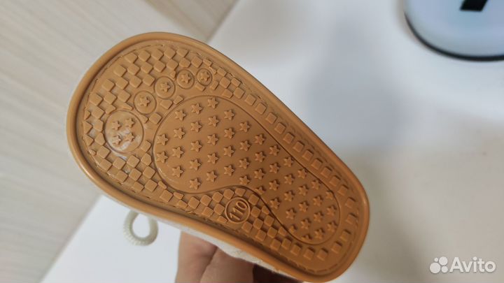 Пинетки меховые размер 17