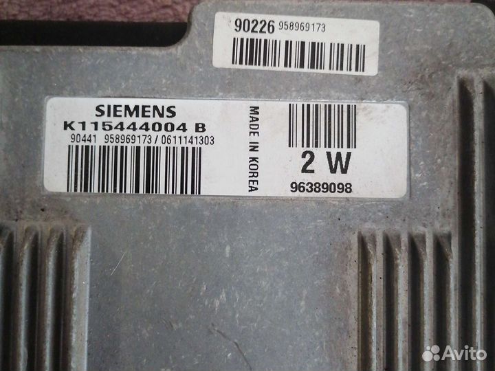 Эбу(мозги) на Матиз трамблерный