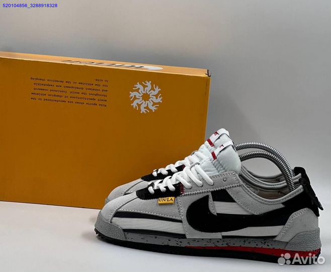 Кроссовки Nike Cortez Union Grey (Арт.23527)