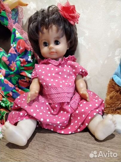 Кукла гдр времен СССР пупс кареглазый