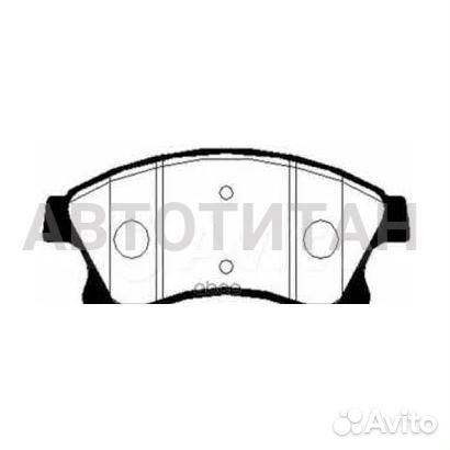 Колодки тормозные, передние (Старый ckkd21 ) DW Lacetti; Chevrolet Cruze 15 ; CTR GK0449