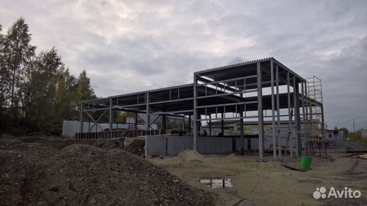 Монтаж металлоконструкций и сендвич панелей