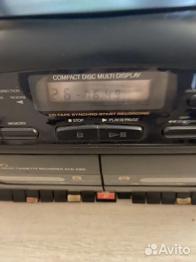 Магнитофон daewoo кассетный с CD плейером