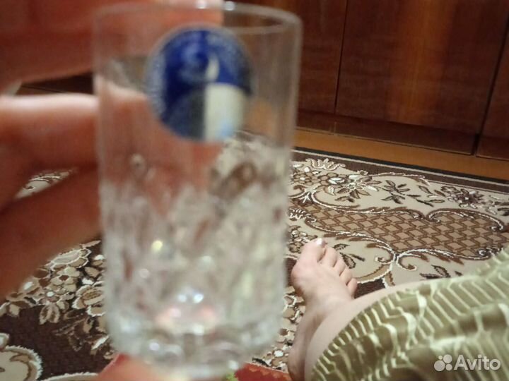 Хрустальные фужеры 6 шт 15 см