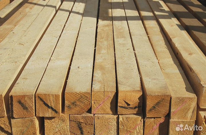 Брус обрезной 1 сорт 150х150мм, 6м