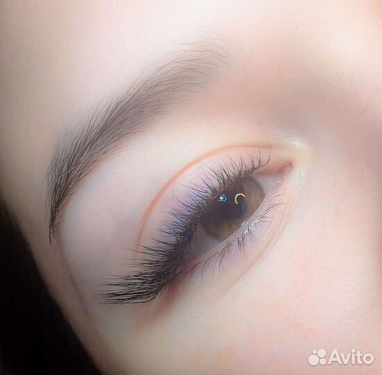 Натуральное наращивание ресниц