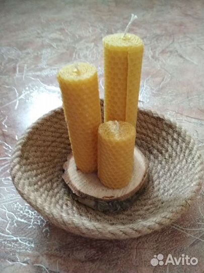 Свечи ручной работы в подарочной упаковке
