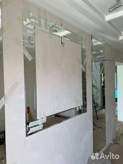 Изделия из стекла, зеркала. Монтаж