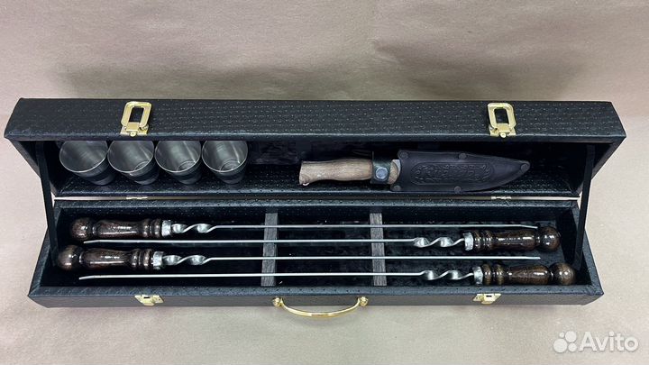 Шампуры подарок набор в чехле или кейсе