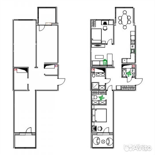 Дизайнер интерьера квартиры, планировчное решение