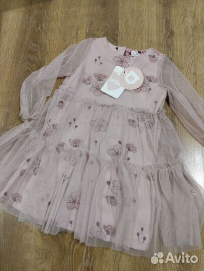 Нарядное платье для девочки на годик 86