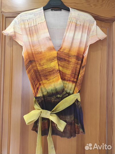 Шелковая блузка Pietro Filipi 44-46 р-р