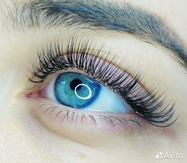 Наращивание ресниц классика, 1.5D, 2D