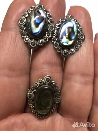 Серьги и кольцо