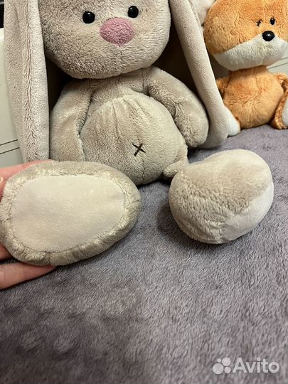 Мягкая игрушка зайка ми+ лисичка Budi basa