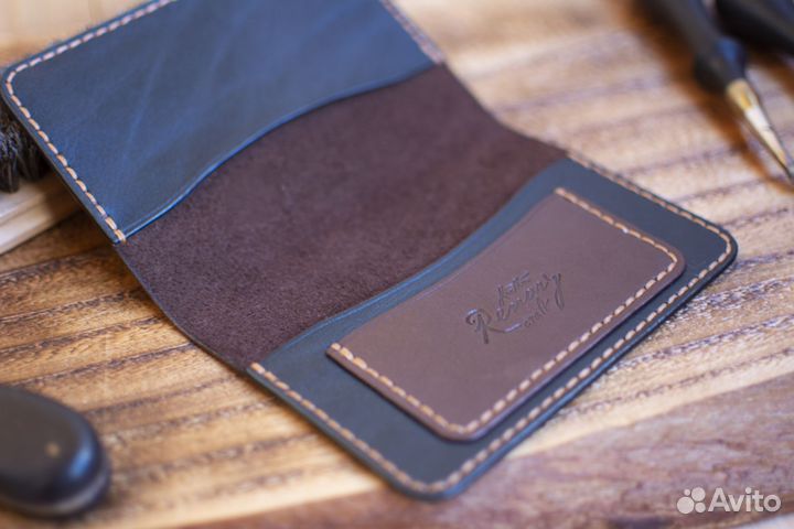 Обложка для паспорта натуральная кожа