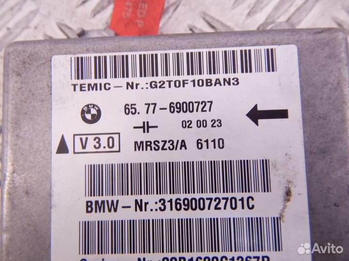 Блок управления Air Bag для BMW 5-Series (E39) 65