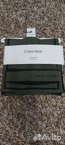 Шапка и шарф Calvin Klein новые оригинал