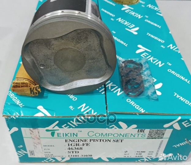 Поршни (к-т 6 шт) toyota LC prado 120 1GR-FE 02-09