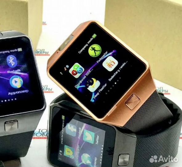 Телефон на руке, Smart watch DZ09 мини-смартфон