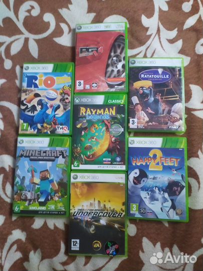 Диски с Играми на xbox 360 лицензия