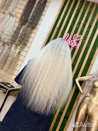 Наращивание натуральных волос