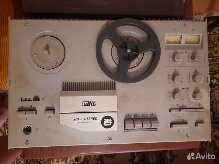 Катушечный магнитофон elfa