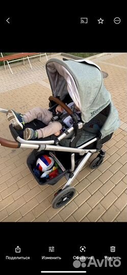 Коляска для погодок uppababy vista 3 в 1