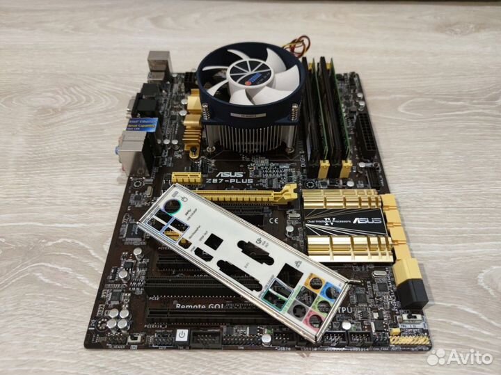 Продам сборку i7 4790 + Asus z87 plus + 20 Gb DDR3