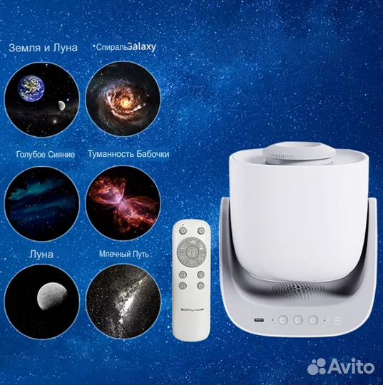 Реалистичный ночник для проектора Galaxy Sky