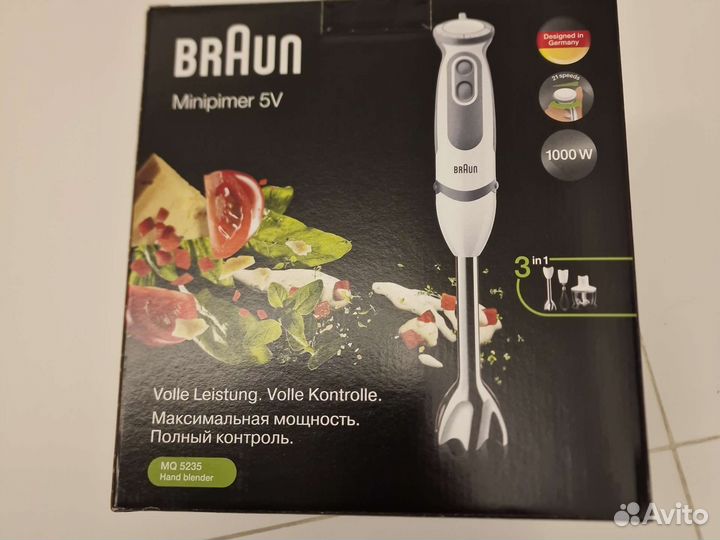 Блендер braun новый