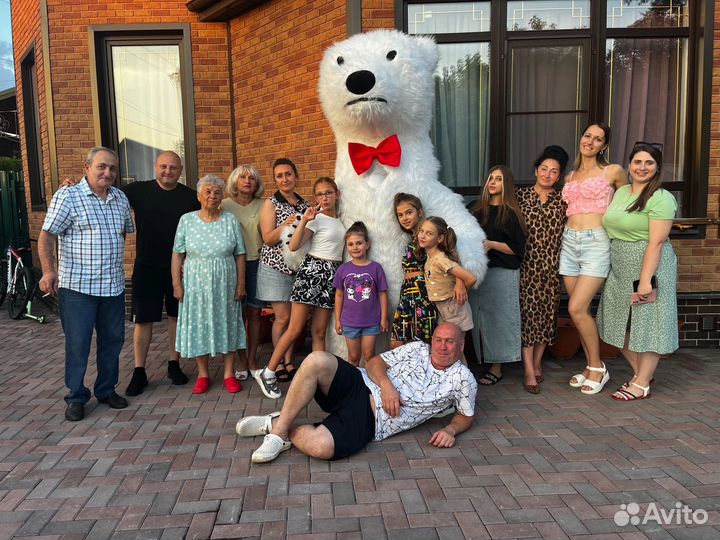 Белый мишка поздравление