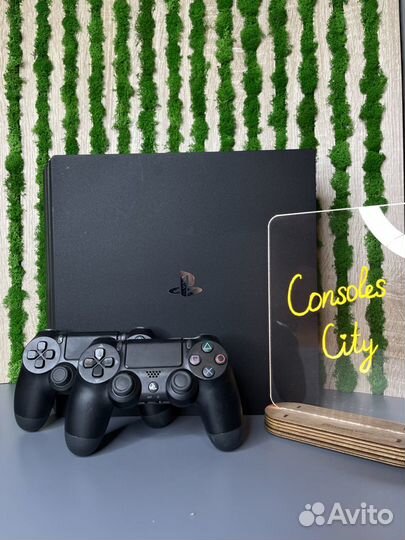 Sony PS4 pro 1tb 2 геймпада + много игр