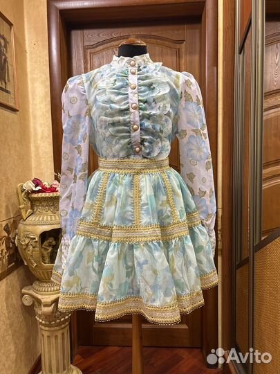 Zimmermann юбка и блузка