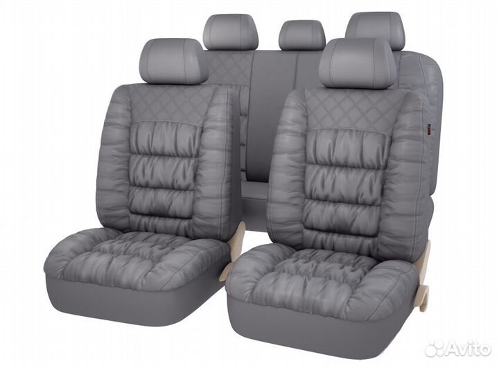 Авточехлы премиум экокожа Magnat