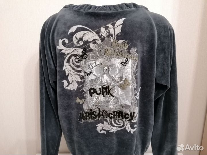 Свитшот женский y2k рssy велюровый