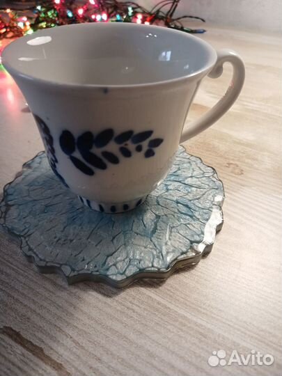 Подставки учной работы из эпоксидной смолы