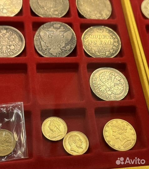 Монеты серебро золото царизм