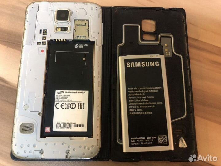 Разбор Samsung S5 (G900F)