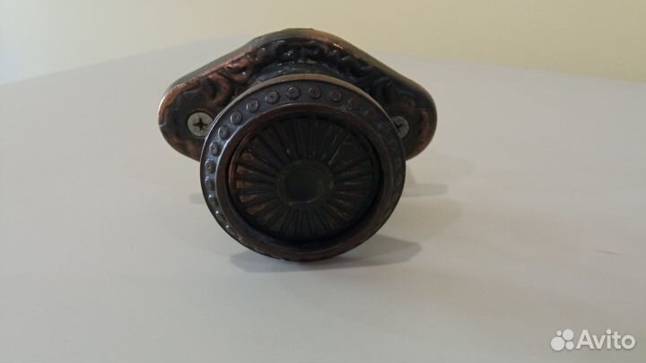 Дверная ручка, раритетная, бронза