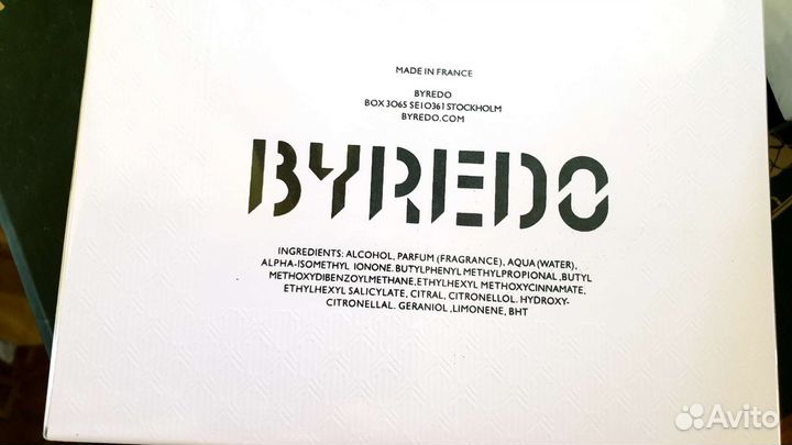 Духи Byredo Blanche