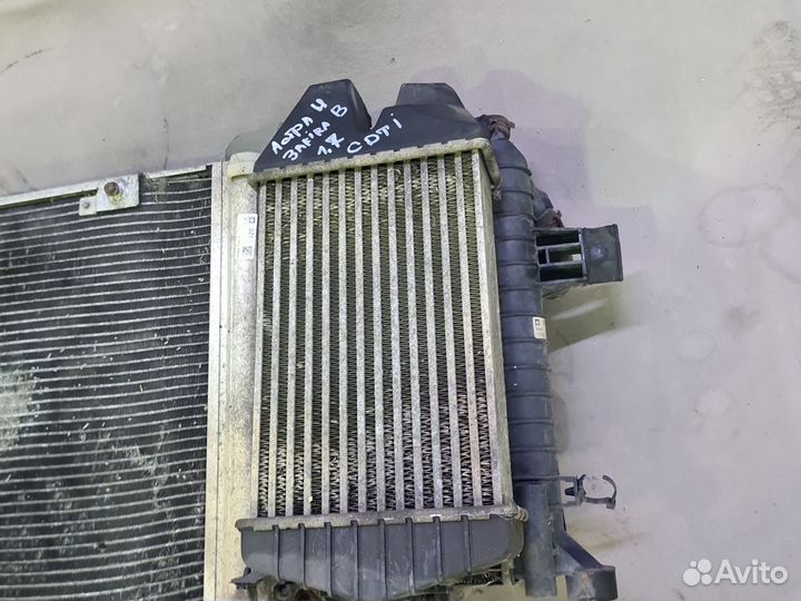 Опель астра н Зафира в кассета радиаторов 1.7 cdti