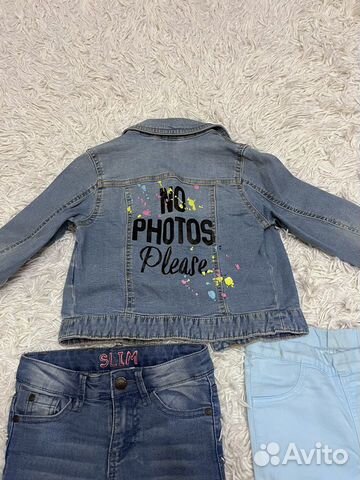 Джинсовка и джинсы для девочки 110 116 объявление продам
