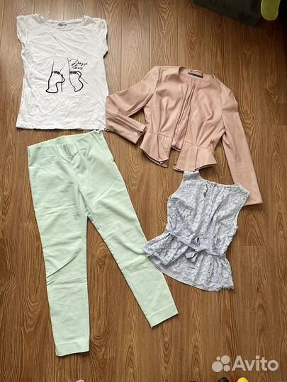 Пакет (куртка+брюки+блуза+футболка) S