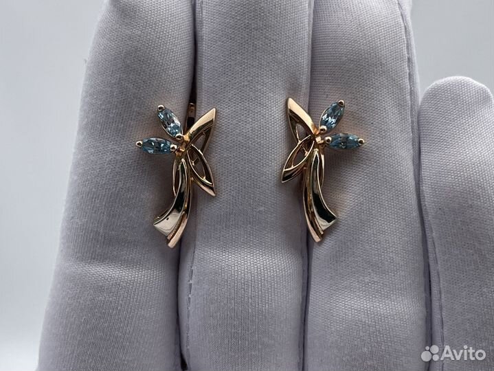 Золотые Серьги 585 пробы. Рассрочка