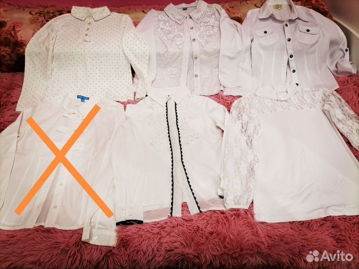 Школьные блузки и кофты, 7-10лет