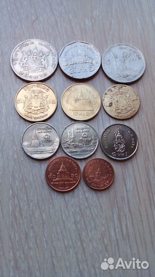 Монеты Индонезии, Тайланда, Малайзии, Индии и др